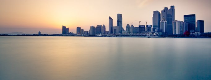 City Skyline Sunset