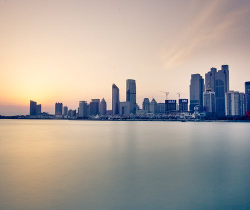 City Skyline Sunset City Skyline Sunset